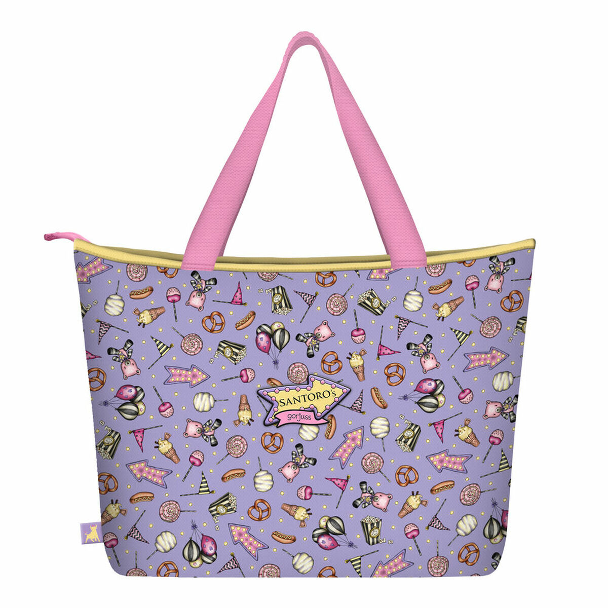 Bolsa Gorjuss First prize Lilás (41.5 x 30 x 13 cm)